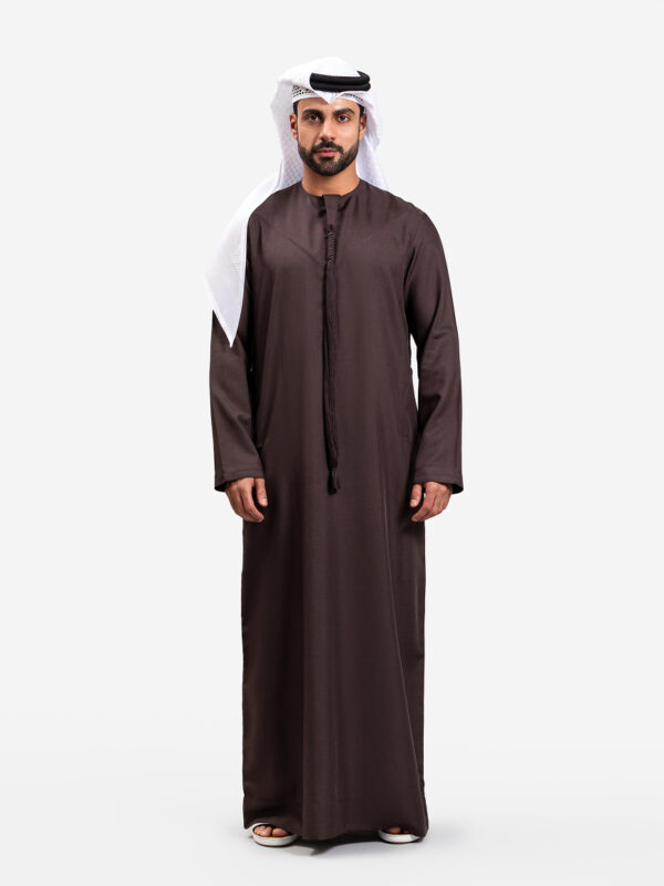 Emirati Kandura Platinum Collection Semiramis