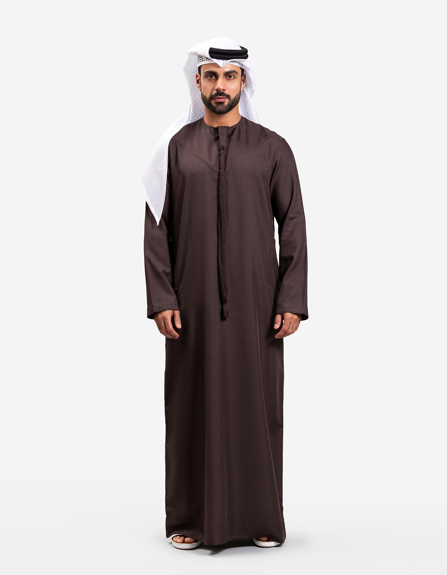 Emirati Kandura Platinum Collection Semiramis