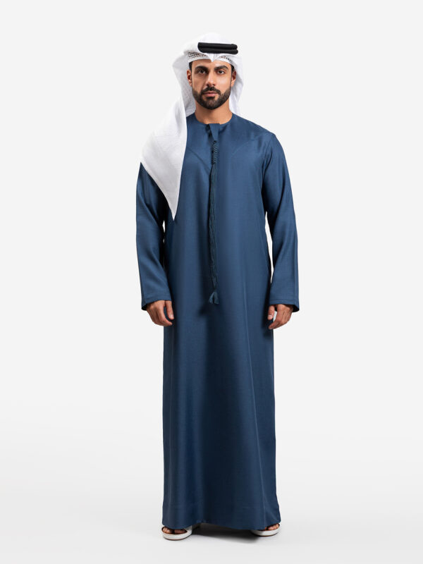 Emirati Kandura Platinum Collection Semiramis