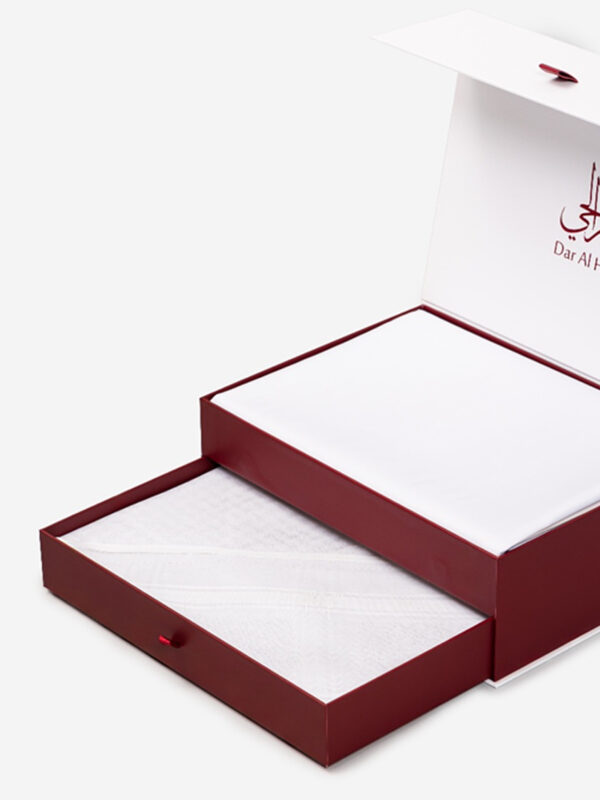 HYM Premium Fabric & White Shemagh Gift Box