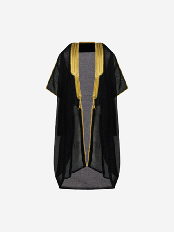 Kids Malaki Bisht - Black